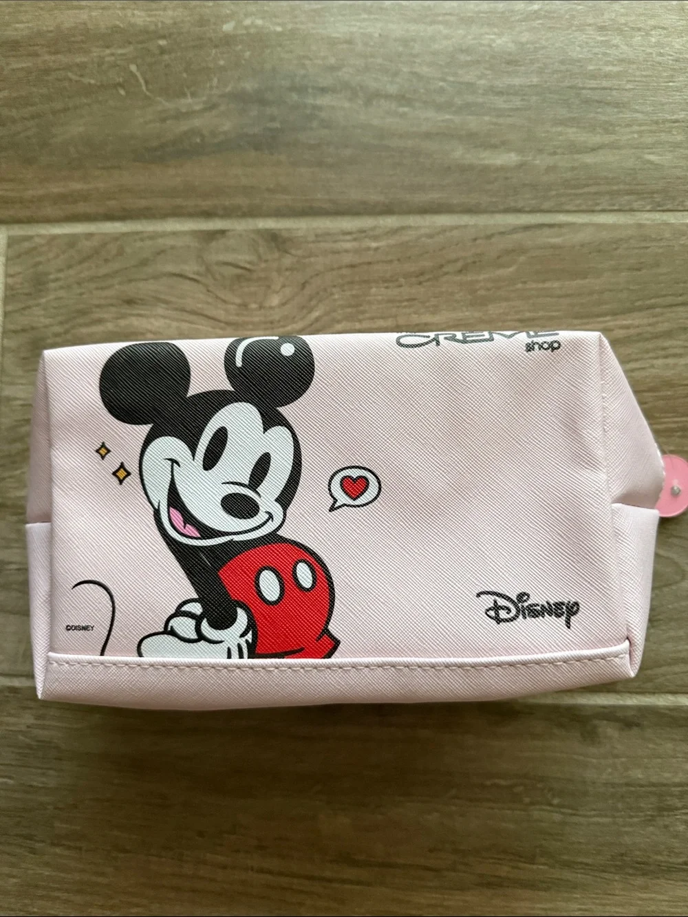 Disney Pink Mickey and Minnie Mouse Zip Cosmetic Pouch -The Crème Shop